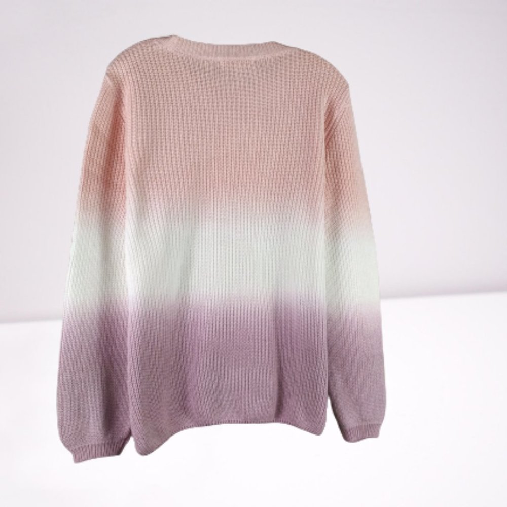 Workshop Tie Dye Crewneck Women's Sweater Sz. L - Picture 4 of 9